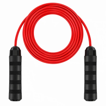 Скакалка длинная для групповых прыжков с PVC жгутом AOPI AP-3010 Красный, длина 10 м, ø8 мм
