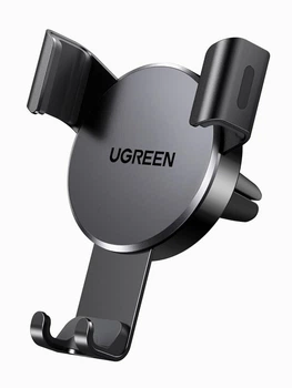 Автотримач для телефону UGREEN в дефлектор, гравітаційний, поворотний 360°