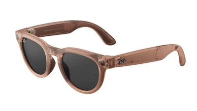 Смарт-окуляри Ray-Ban Meta Headliner Gen 2 Standard Matte Transp.Peach Frame/Clear to Grey Transit.Lens (RW4013 68901Z 50-23)