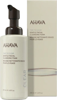 Ніжна очищувальна пінка для обличчя Ahava Time to Clear Gentle Facial Cleansing Foam 200 мл (697045157518)