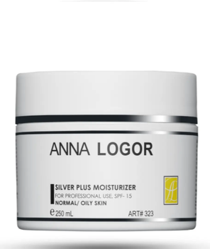 Зволожуючий крем з колоїдним сріблом Anna Logor Silver Plus Moisturizer (Art.323), 250 мл