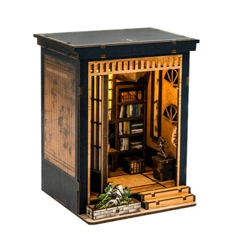 Румбокс Японський книжковий куточок Serena Garden Melody DIY Miniature House Kit Інтер'єрний конструктор XW-02