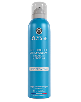 Гель-піна для душу з ароматом сандалового дерева O’lysee Bois de Santal Extra Foaming Shower Gel 200 мл