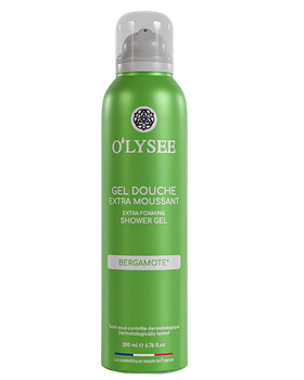 Гель-піна для душа з ароматом бергамоту O'lysee Extra Foaming Shower Gel Bergamote 200 мл