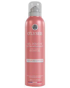 Гель-піна для душа з ароматом квітучої вишні O'lysee Extra Foaming Shower Gel Fleur De Cerisier 200 мл