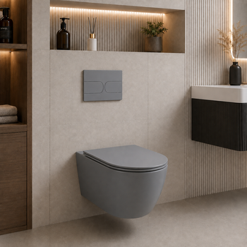 Комплект унитаз с инсталляцией для унитаза Mixxus Premium ELLIPSE-SET-2101 GRAY система смыва TORNA