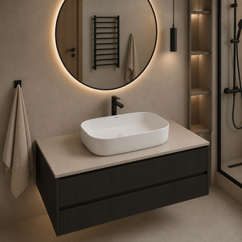 Раковина накладная Mixxus Premium BEVEL-0105 610х375х120mm (MP6524)