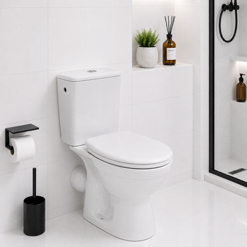 Компакт Cersanit 772 MERIDA 011 3/6 з кришкою поліпропілен з металевим кріпленням