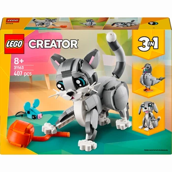 Конструктор LEGO Creator 3in1 Игривый кот 407 деталей (31163)