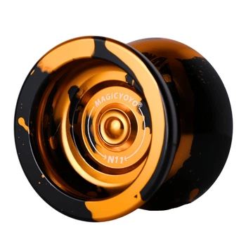 Йо-йо Magicyoyo N11 металлическое черно-золотой Acid Wash UPGRADED