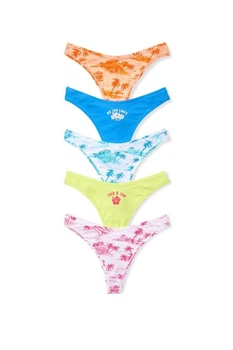 Трусики стринг Victoria's Secret 5(XL) Микс (155523)