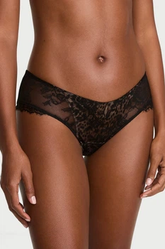 Трусики слип Victoria's Secret 2(S) Черный (155666)