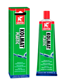 Герметик Griffon Kolmat Plastic для пластиковых резьбовых соединений, 125 г