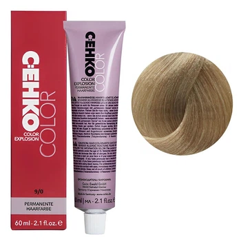 Крем-фарба перманентна стійка C:EHKO для волосся Permament Hair Color Explosion 9/0 Дуже світлий блондин натуральний 60 мл