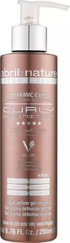 Гель-крем сильної фіксації для кучерявого волосся, 200 мл Dinamic Curl CURLY DEFINITION Abril et Nature