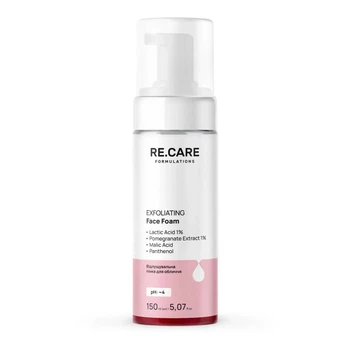 Відлущувальна пінка для обличчя RE.CARE Exfoliating Face foam, 150 мл (4823109412316)