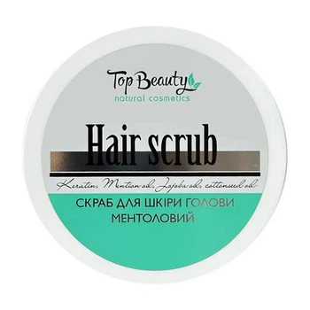 Скраб для кожи головы Top Beauty Hair scrub ментоловый, 250 мл (4820169184467)