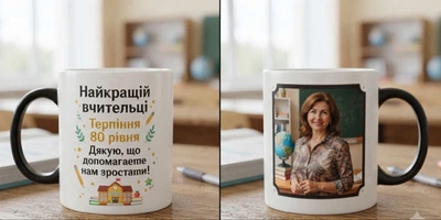 Чашка "Найкращій вчительці"330 мл
