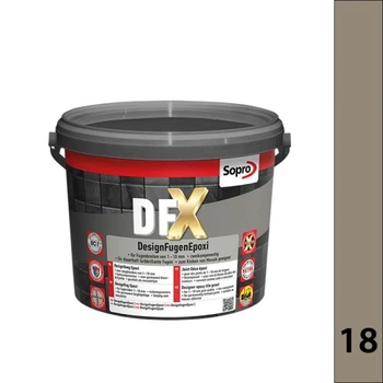 Епоксидна фуга Sopro DFX 1206 піщано-сірий №18 (3 кг)