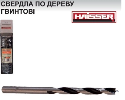 Сверло по дереву винтовое HAISSER 03x32x60мм (17572)