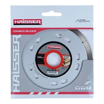 Диск алмазний HAISSER CERAMICS DELICATE 125x1,1x22,23 супертонкий 4212613 (128591)