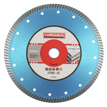 Диск алмазний HAISSER Turbo CONCRETE PRO 230x3.0x10x22,23 4212633 (107649)