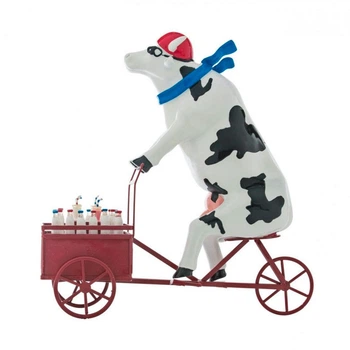 Коллекционная статуэтка Cow Parade корова Lait Triporteur, Size XL 34×13×26 см (46417)