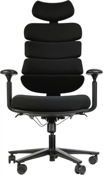 Кресло компьютерное офисное эргономичное OfficePro FlexCore ОС120B Black