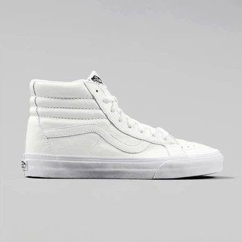 Женские высокие кеды Vans SK8-Hi Reissue Premium Leather 37 (23.5см) Белые