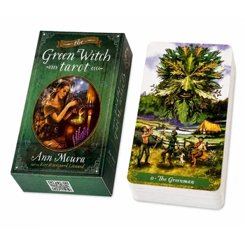 Карты Таро Зелёной Ведьмы The Green Witch Tarot колода для гадания 78 карт