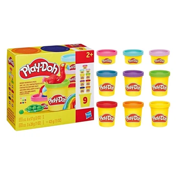 Набор для лепки Play-Doh Bright Rainbow 9 Pack / Яркая радуга 9 баночек