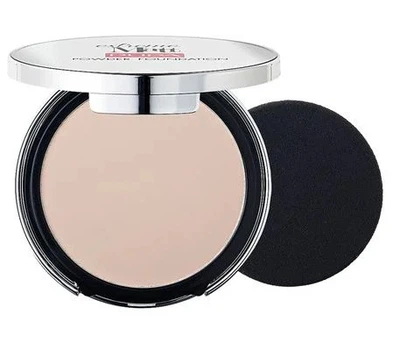 Компактная пудра-основа для лица Pupa Extreme Matt Powder Foundation SPF 20, 10 Porcelain, 11 г
