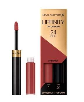 Помада для губ Max Factor Lipfinity 070 Spicy, 4 мл