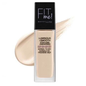 Рідка тональна основа Maybelline New York Fit Me Luminous & Smooth Liquid Foundation 110 Porcelain, 30 мл