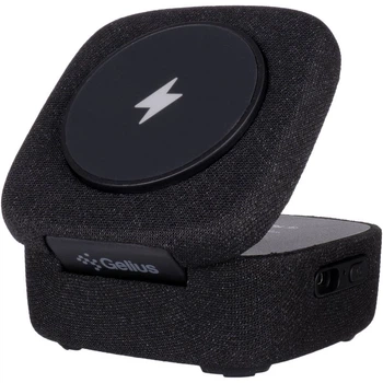 Колонка портативна Gelius AirBeat GP-BS550 з бездротовою зарядкою Black