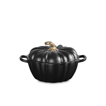 Каструля "Гарбуз" Le Creuset Signature 3,7 л Satin Black з кришкою (21238240002441)