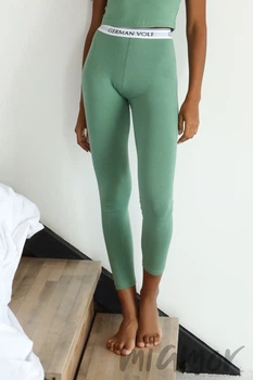 Лосины женские из хлопка German Volf 23106 L Зеленый