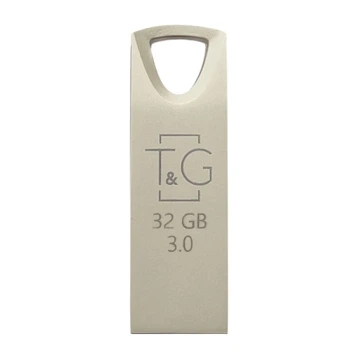 Флеш накопичувач USB 32Gb T&G Metal TG117, Silver, USB 3.0 (TG117SL-32G3)