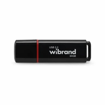 Флеш накопичувач USB 64Gb Wibrand Scarab, Black, USB 3.2 Gen 1 (WI3.2/SC64P11B)