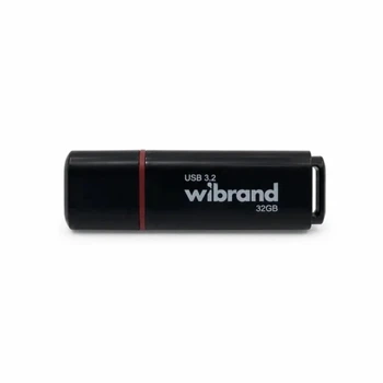Флеш накопичувач USB 32Gb Wibrand Scarab, Black, USB 3.2 Gen 1 (WI3.2/SC32P11B)