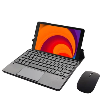 Клавиатура-подставка беспроводная Smart Keyboard + Мышка для Alldocube Smile 1 Ukr+Eng Black