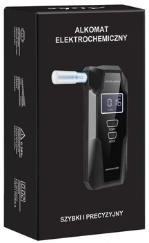 Алкотестер BACscan AlcoAlert Handy Plus с электрохимическим сенсором и LCD-дисплеем Черный (AlcoAlert Handy)