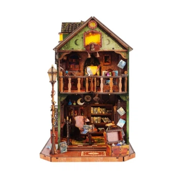 Бук Нук Бібліотека Сов Book Nook Owl Library DIY XY-B04