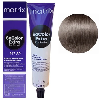 Крем-фарба для волосся MATRIX SoColor EXTRA Pre-Bonded 507AV блондин попелясто-фіолетовий 90 мл