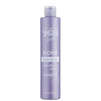 Шампунь You Look Professional Glamour BLOND SILVER SHINE Shampoo для збереження кольору та нейтралізації небажаної жовтизни волосся 250 мл