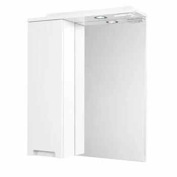 Зеркало Татра 60см со шкафчиком левое LED2