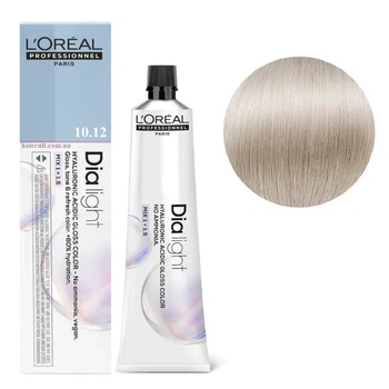 Кислотна крем-гель фарба для волосся з гіалуроновою кислотою L'Oreal Professionnel Dia Light 10/12, 60 мл