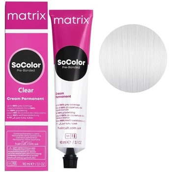 Крем-фарба для волосся MATRIX SoColor Pre-Bonded CLEAR прозорий 90 мл