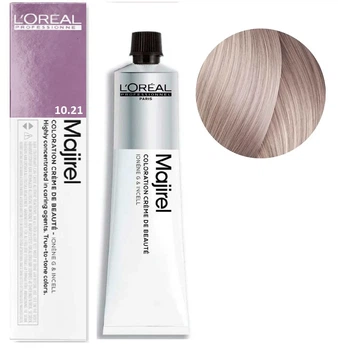 Фарба для волосся стійка L'Oreal Professionnel Majirel 10/21 екстра-світлий блондин фіолетово-попелястий 60 мл