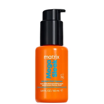 Сироватка для волосся MATRIX Total Results Mega Sleek Smoothing Serum 50 мл термоактивна для гладкості неслухняного волосся 96H Anti-Frizz Topcoat